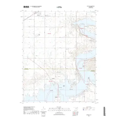 2018 Map of Afton NE, 2018 Print