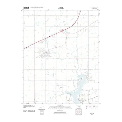 2010 Map of Afton, 2010 Print