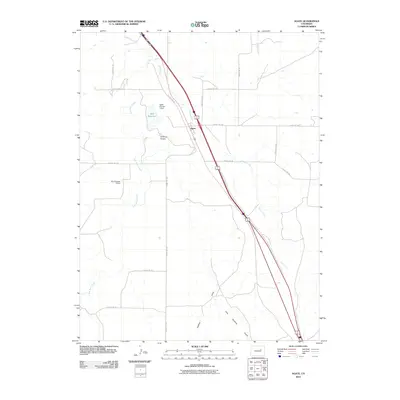 2010 Map of Agate, 2010 Print