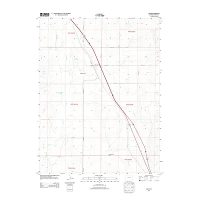 2013 Map of Agate, 2013 Print