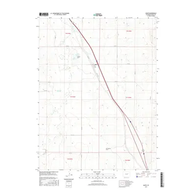 2016 Map of Agate, 2016 Print