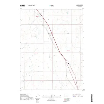 2019 Map of Agate, 2019 Print