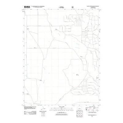 2011 Map of Agate Mountain, 2011 Print