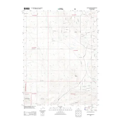 2013 Map of Agate Mountain, 2013 Print