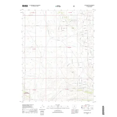 2019 Map of Agate Mountain, 2019 Print