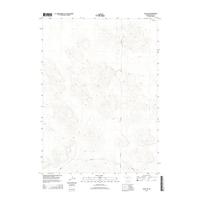 2014 Map of Agate SW, 2014 Print