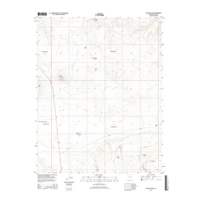 2014 Map of Agathla Peak, 2014 Print