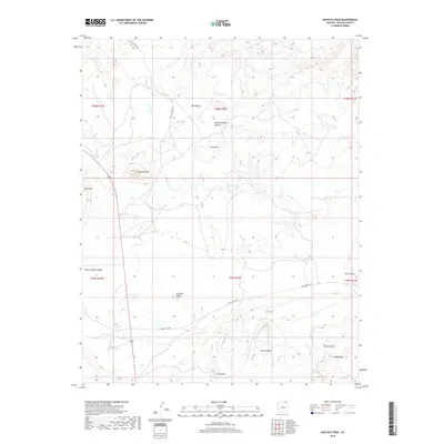 2018 Map of Agathla Peak, 2018 Print