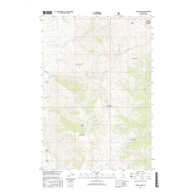 2017 Map of Agency Creek, 2017 Print