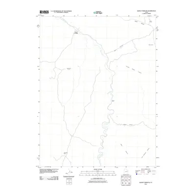 2011 Map of Agency Draw NE, 2011 Print