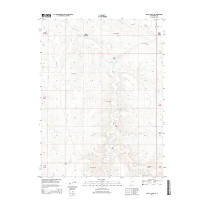 2014 Map of Agency Draw NE, 2014 Print