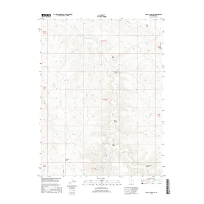 2017 Map of Agency Draw NE, 2017 Print