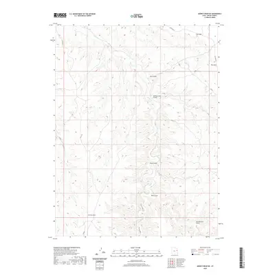 2020 Map of Agency Draw NE, 2020 Print