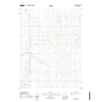 2020 Map of Agency Draw NW, 2020 Print