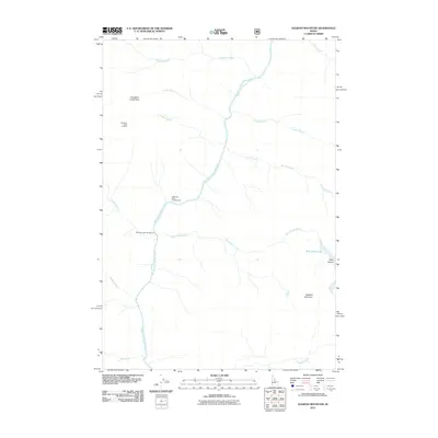 2011 Map of Aggipah Mountain, 2011 Print