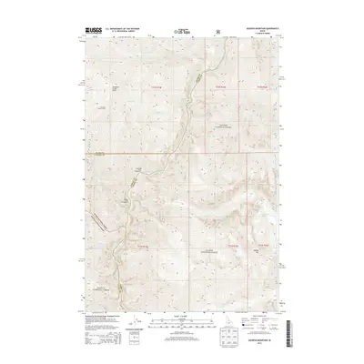 2013 Map of Aggipah Mountain, 2013 Print