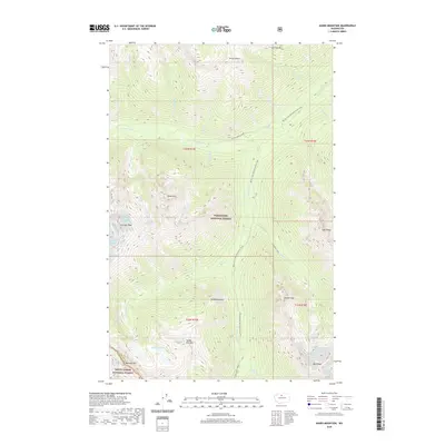 2020 Map of Agnes Mountain, 2020 Print