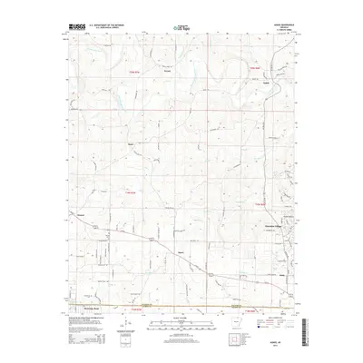 2014 Map of Agnos, 2014 Print