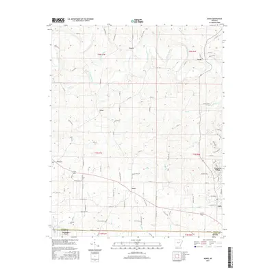 2017 Map of Agnos, 2017 Print