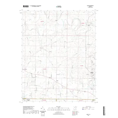 2020 Map of Agnos, 2020 Print