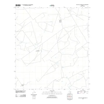 2010 Map of Agua Azul Creek East, 2010 Print