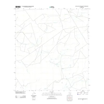2013 Map of Agua Azul Creek East, 2013 Print