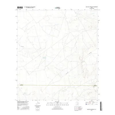 2016 Map of Agua Azul Creek East, 2016 Print