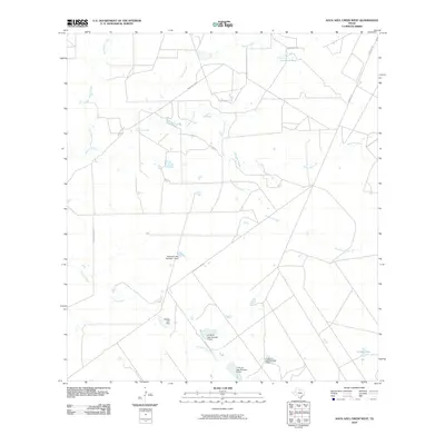 2010 Map of Agua Azul Creek West, 2010 Print