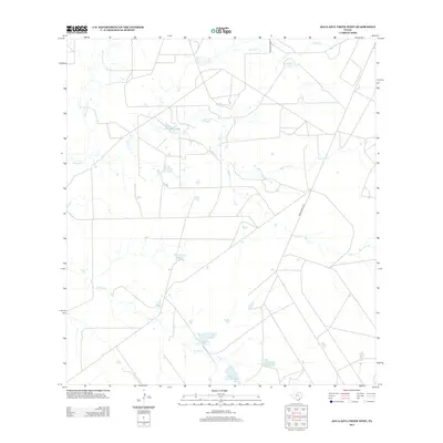 2013 Map of Agua Azul Creek West, 2013 Print