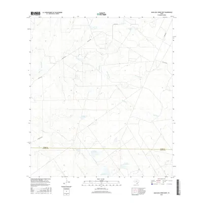 2016 Map of Agua Azul Creek West, 2016 Print