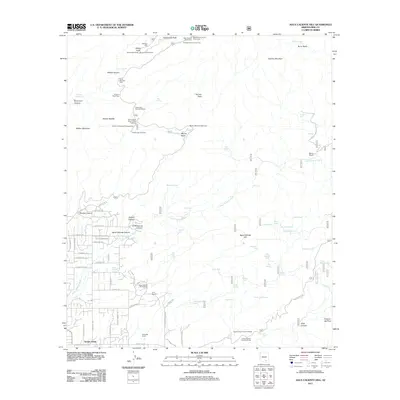 2011 Map of Agua Caliente Hill, 2011 Print