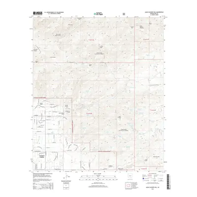 2014 Map of Agua Caliente Hill, 2014 Print