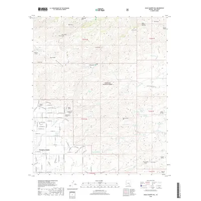 2018 Map of Agua Caliente Hill, 2018 Print