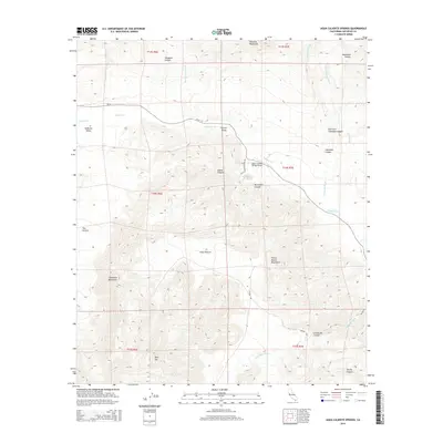 2015 Map of Agua Caliente Springs, 2015 Print