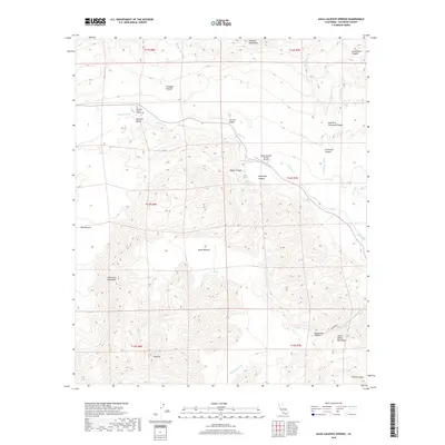2018 Map of Agua Caliente Springs, 2018 Print
