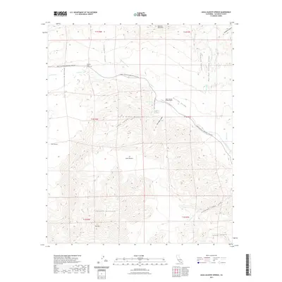 2021 Map of Agua Caliente Springs, 2021 Print