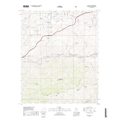 2018 Map of Agua Dulce, 2018 Print