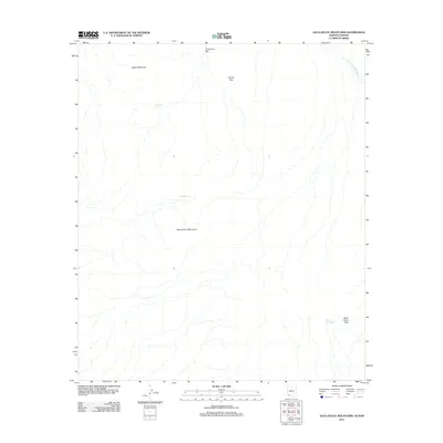 2011 Map of Agua Dulce Mountains, 2011 Print