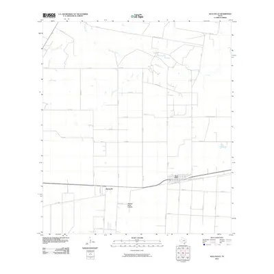 2010 Map of Agua Dulce, 2010 Print