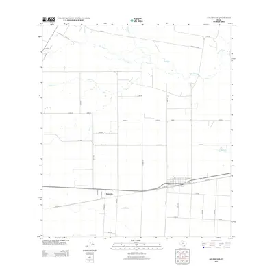 2013 Map of Agua Dulce, 2013 Print