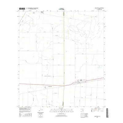 2016 Map of Agua Dulce, 2016 Print