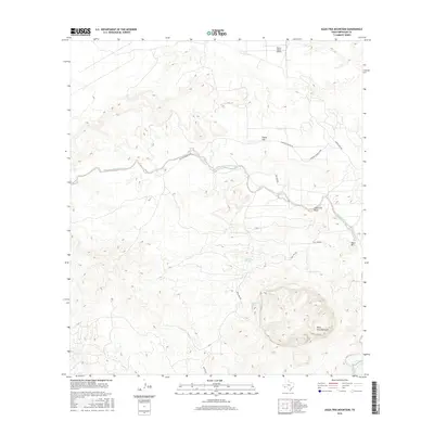 2016 Map of Agua Fria Mountain, 2016 Print