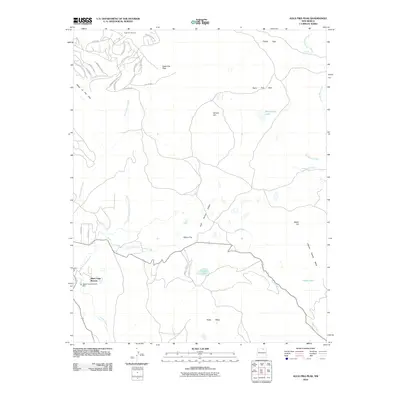 2010 Map of Agua Fria Peak, 2010 Print