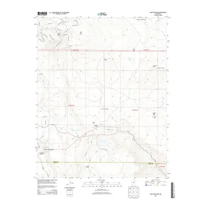 2013 Map of Agua Fria Peak, 2013 Print