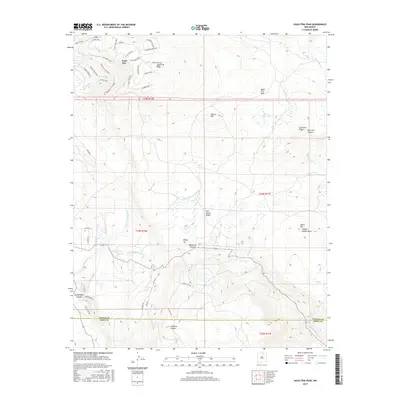 2017 Map of Agua Fria Peak, 2017 Print