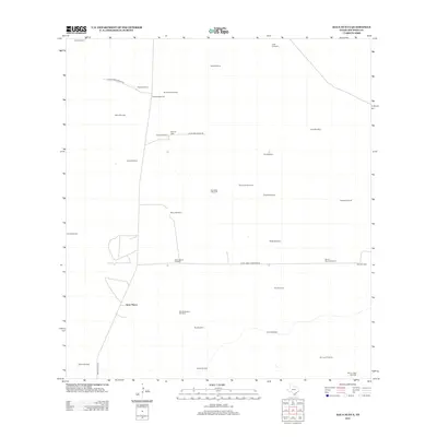 2012 Map of Agua Nueva, 2012 Print