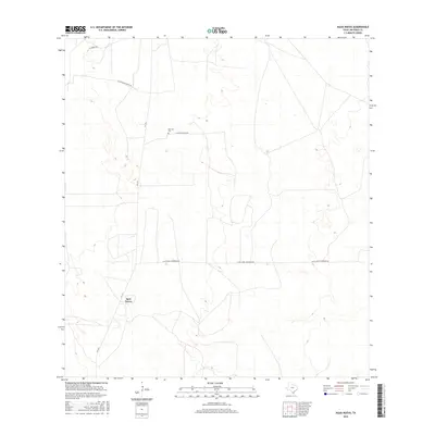 2016 Map of Agua Nueva, 2016 Print