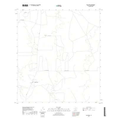 2019 Map of Agua Nueva, 2019 Print
