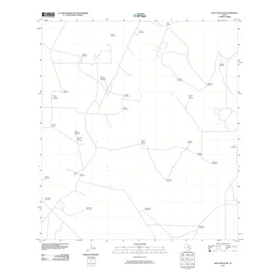 2010 Map of Agua Nueva NW, 2010 Print