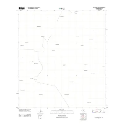 2012 Map of Agua Nueva NW, 2012 Print